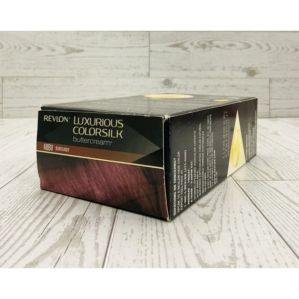 Revlon ColorSilk Buttercream Hair Color 48BV Burgundy Vivid Color